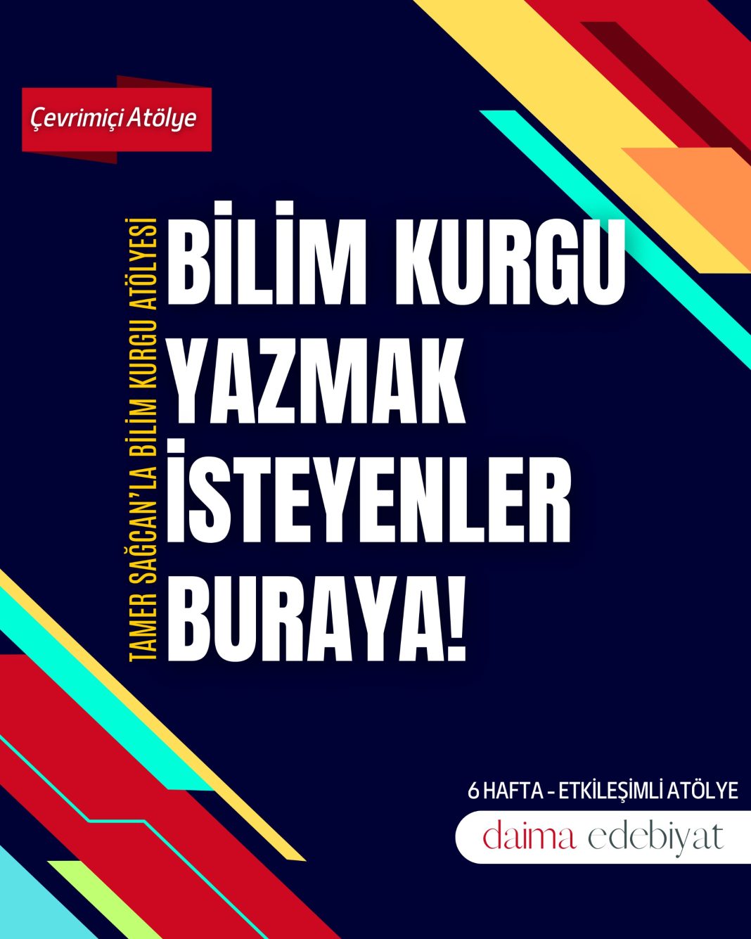 Bilim Kurgu Mu? Kurgu Bilim Mi? – Tamer Sağcan’la Bilim Kurgu Edebiyat Atölyesi